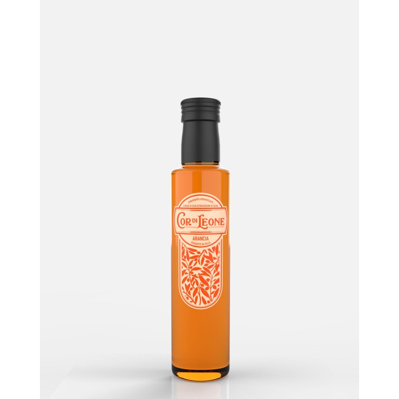 Olio extra vergine di oliva aromatizzato all’Arancia