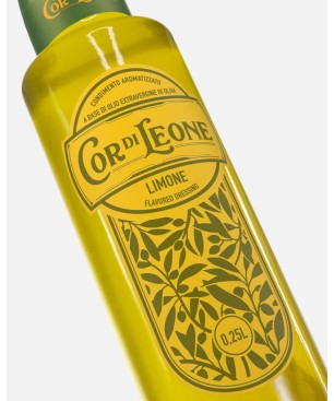 Olio extra vergine di oliva aromatizzato con Limoni di Sicilia