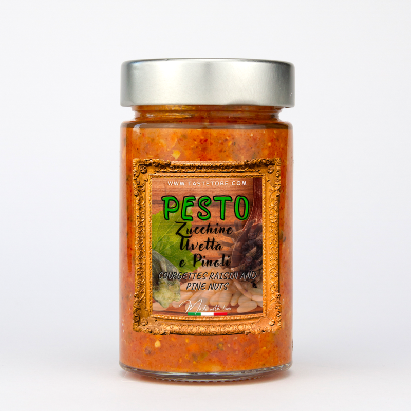 Pesto Zucchini Raisins and Pine Nuts - 200g
