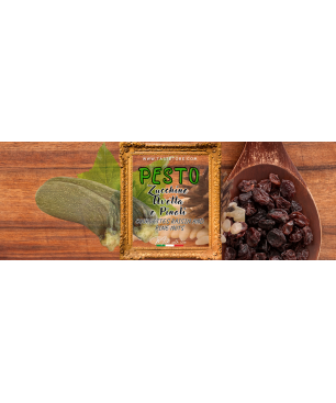 Pesto Zucchini Raisins and Pine Nuts - 200g