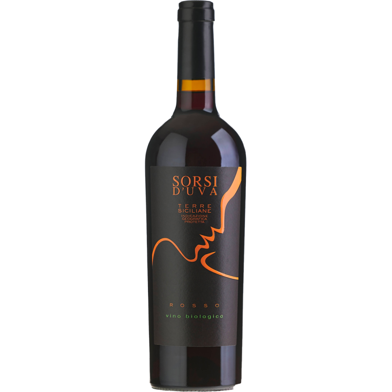 Sorsi d’uva rosso BIO Wine Sicilia