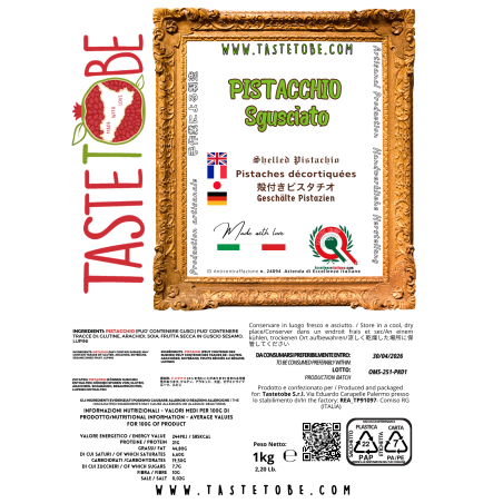 PISTACCHI Sgusciati TASTETOBE