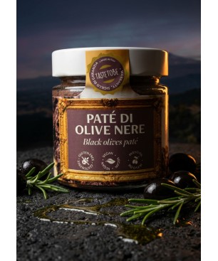 Paté di Olive Nere Artigianale | Conserva Tipica Siciliana Vegan Gluten Free | TASTETOBE